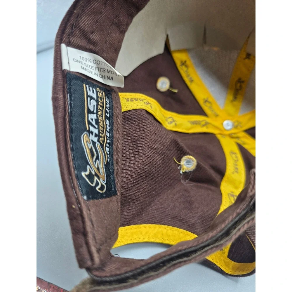 Chase Authentics NASCAR Dale Jarrett UPS 88 Brown Adjustable Hat NWT‎